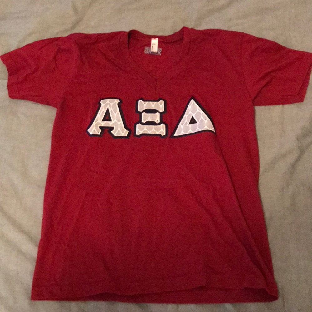 AXiD Lettered Wine T-Shirt